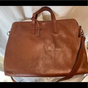 Fossile Genuine Leather Laptop/Workbag